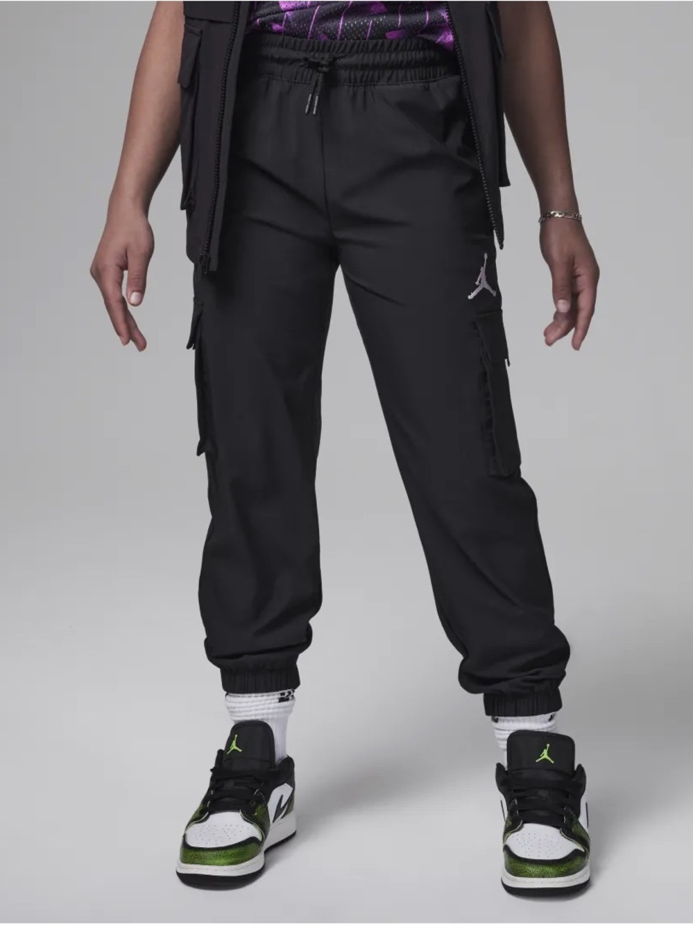 Nike Jordan Jordan Post Up Cargo Trousers Older Kids' Trousers - Black